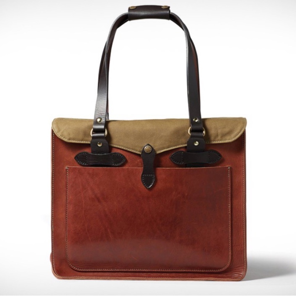 Filson Leather Tote Bag - NEW